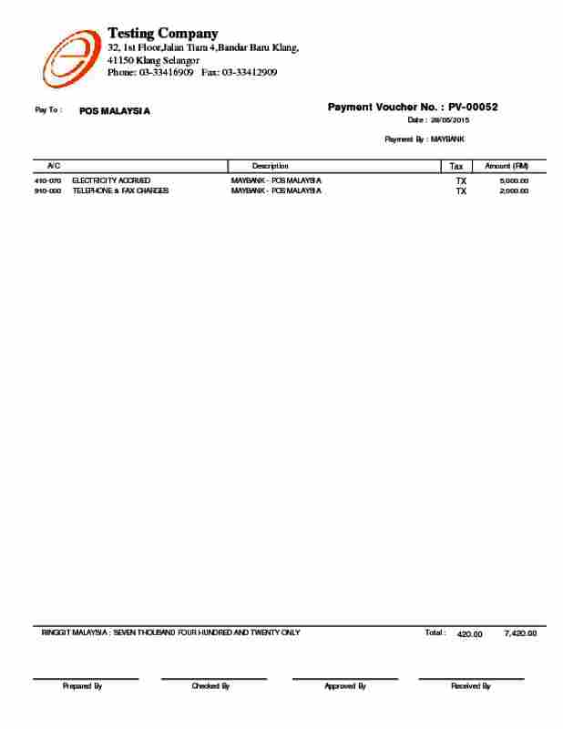 07 Payment Voucher Full Page